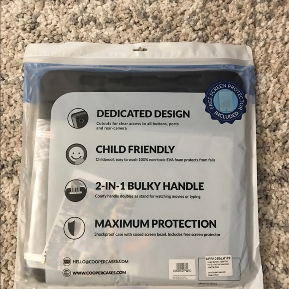 iPad rubber Cary case!! No worries!! Durable!! - Picture 5 of 10